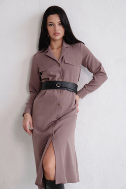 Платье-рубашка с английским воротником - Martichelli фото 319