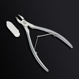 Кусачки маникюрные для кутикулы «Премиум сатин», матовые, двойная пружина, 12 см, длина лезвия-6 мм