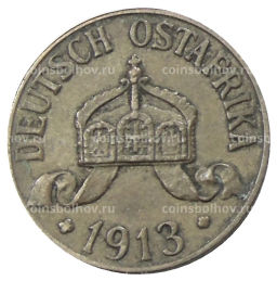 1 геллер 1913 года J Германская Восточная Африка