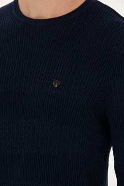 U. S. Polo Assn Мужской темно-синий свитер - U.s. polo assn фото 14
