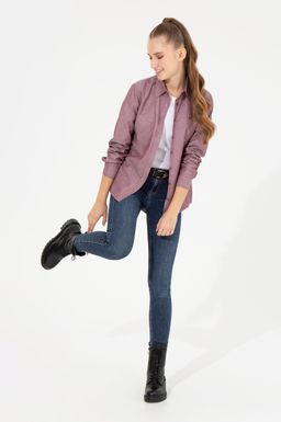 Женская рубашка Cherry с длинным рукавом Basic - U.s. polo assn фото 3