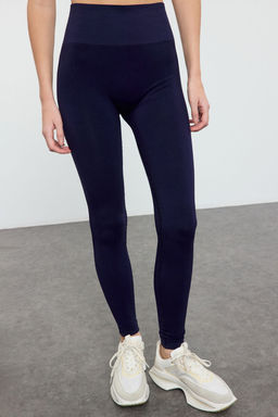 TRENDYOLMILLA Siyah Seamless/Dikissiz Push Up Tam Boy Orme Spor Tayt THMAW25TY00003  фото 4