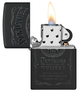 Подарочный набор Джек Дэниэлс | Jack Daniels®: зажигалка и кожаный чехол ZIPPO 48460