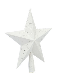 Цена за 2 шт. Звезда на ёлку (верхушка) млечный путь, 2222 см, белый - Зимнее волшебство фото 2
