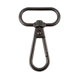 Фурнитура сумочная металл Gamma GH 111/25/10 Карабин 25 мм 10 шт. №06 под черный никель