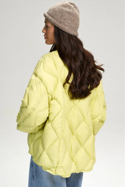 Куртка стеганная с натуральным наполнителем Yellow Pear - Erist store фото 7