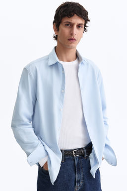 Camisa en tejido el?stico multidirecci?n Slim Fit - H&m фото 5