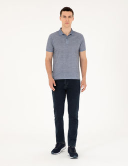 Lacivert Slim Fit Ti__rt - Pierre cardin фото 4