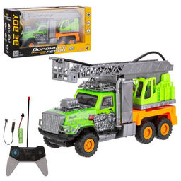 Р/У на аккумул. BeBoy (1:14) "Грузовик" с автовышкой на платформе (IT109739) свет, звук, подвижные элементы, в коробке 45,3*13*23,5см