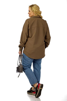 Блуза Michel Chic 769 коричневый  фото 5