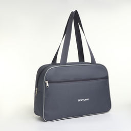 Сумка спортивная, TEXTURA, маленький размер, цвет серый
