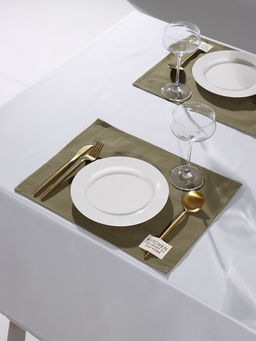 Набор салфеток «Этель» Kitchen, 30×40 см - 2 шт., 100% хлопок, саржа 220 г/м², зелёный