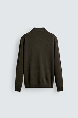 WOOL KNIT POLO SHIRT - Zara фото 14