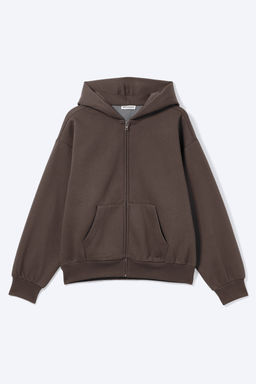 Sudadera con capucha y cremallera