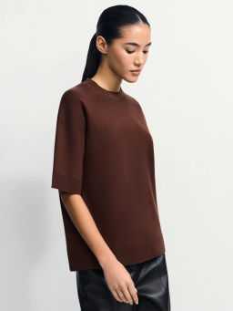 Джемпер из вискозы с рукавом 3/4 / Zarina фото 5