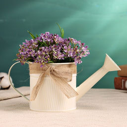 Кашпо Лейка Гленн, 24?10?10 см, бежевое