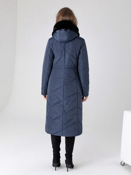 23409 Пальто т.синий - Dizzyway фото 4