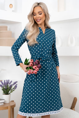 Платье Open Style 6737 зеленый