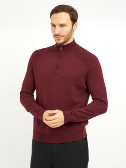 водолазка мужская из хлопка с воротником на молнии