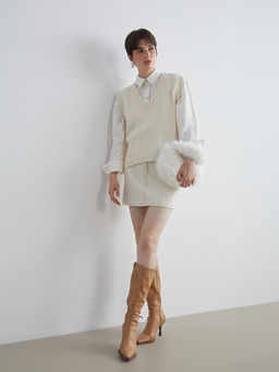 V Yaka Kad?n Triko S?veter