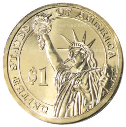 1 доллар 2009 года P США Джеймс Полк 11-й президент США