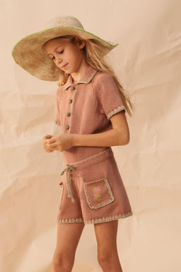 GORRO RAFIA CINTA BORDADA LIMITED EDITION / Beige claro - Zara фото 3