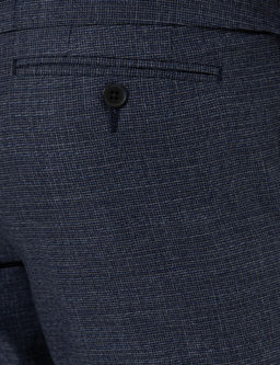 Lacivert Slim Fit Tak_m Elbise - Cacharel фото 7