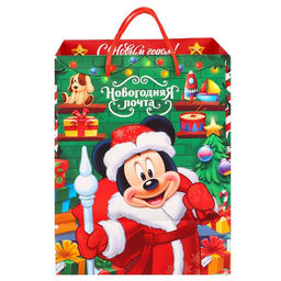Пакет ламинат вертикальный, Новогодняя почта, 18 x 23 x 11,5 см, Микки Маус и его друзья - Disney фото 2