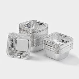 Набор форм для выпечки из фольги Доляна, 90 мл, 7.5×3 см, 50 шт