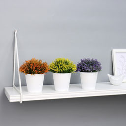 Искусственный цветок в горшке Мелкие цветочки, 8?12 см, МИКС