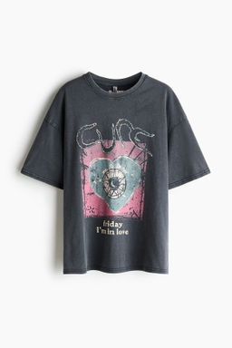 Camiseta oversize estampada - H&m фото 10