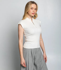 Футболка #КТ082 (1), кремовый