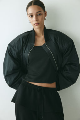 Pantal?n efecto neopreno con falda superpuesta - H&m фото 2