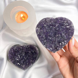 Друза сердце из Аметиста - Радуга самоцветов фото 3