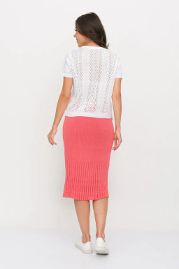 ЗЛАТА Юбка И 014 дл/коралл