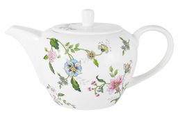 Сервиз чайный, 6 перс, 14 пр, фарфор F, белый, Цветы, Provence