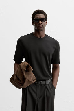 BASIC REGULAR FIT T-SHIRT - Zara фото 2