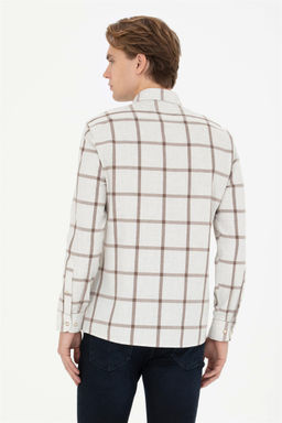 Мужская рубашка с длинным рукавом Stone - U.s. polo assn фото 5