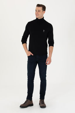 Мужской черный базовый свитер - U.s. polo assn фото 15