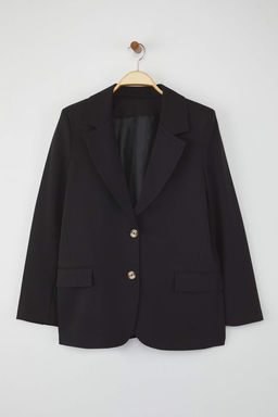 TRENDYOLMILLA Limited Edition Vizon Regular Astarl? Dokuma Blazer Ceket TWOAW23BC00132 фото 12