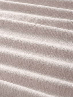 Плед с бахромой «Этель» Gray beige, 135×180 см, бежевый