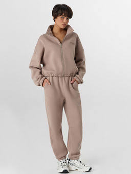 Толстовка женская бежевая на молнии