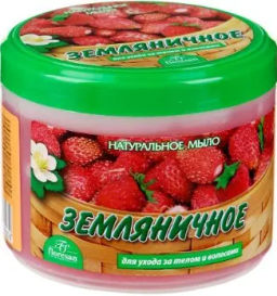 Ф-78 Натуральное МЫЛО д/тела и волос "Земляничное" (450г).6