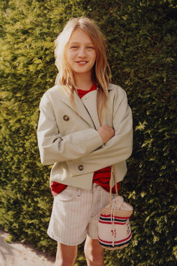 TRENCH CORTO / Beige