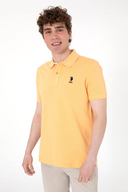 Erkek Regular Fit Polo Yaka Turuncu Basic Ti__rt - U.s. polo assn фото 3
