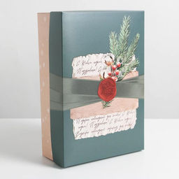 Коробка складная Посылка, 30 20 9 см - Дарите счастье фото 2