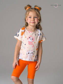 Костюм Актив солнечные котики-оранжевый - Sovalina фото 17