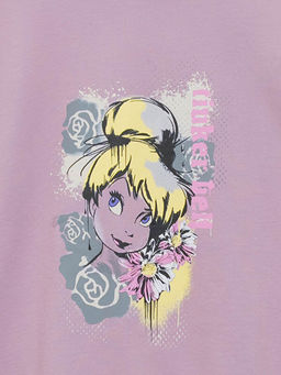 Kap??onlu Tinker Bell Bask?l? Uzun Kollu K?z ?ocuk Sweatshirt - Waikiki фото 3