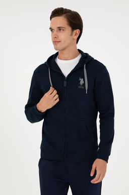 Мужской темно-синий свитшот Неожиданная скидка в корзине - U.s. polo assn фото 3