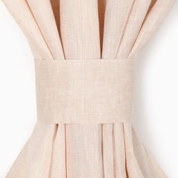 Шторы для кухни Этель Magnifica, 140×180 см-2 шт., подхваты 2 шт., лён 100%,180 г/м²